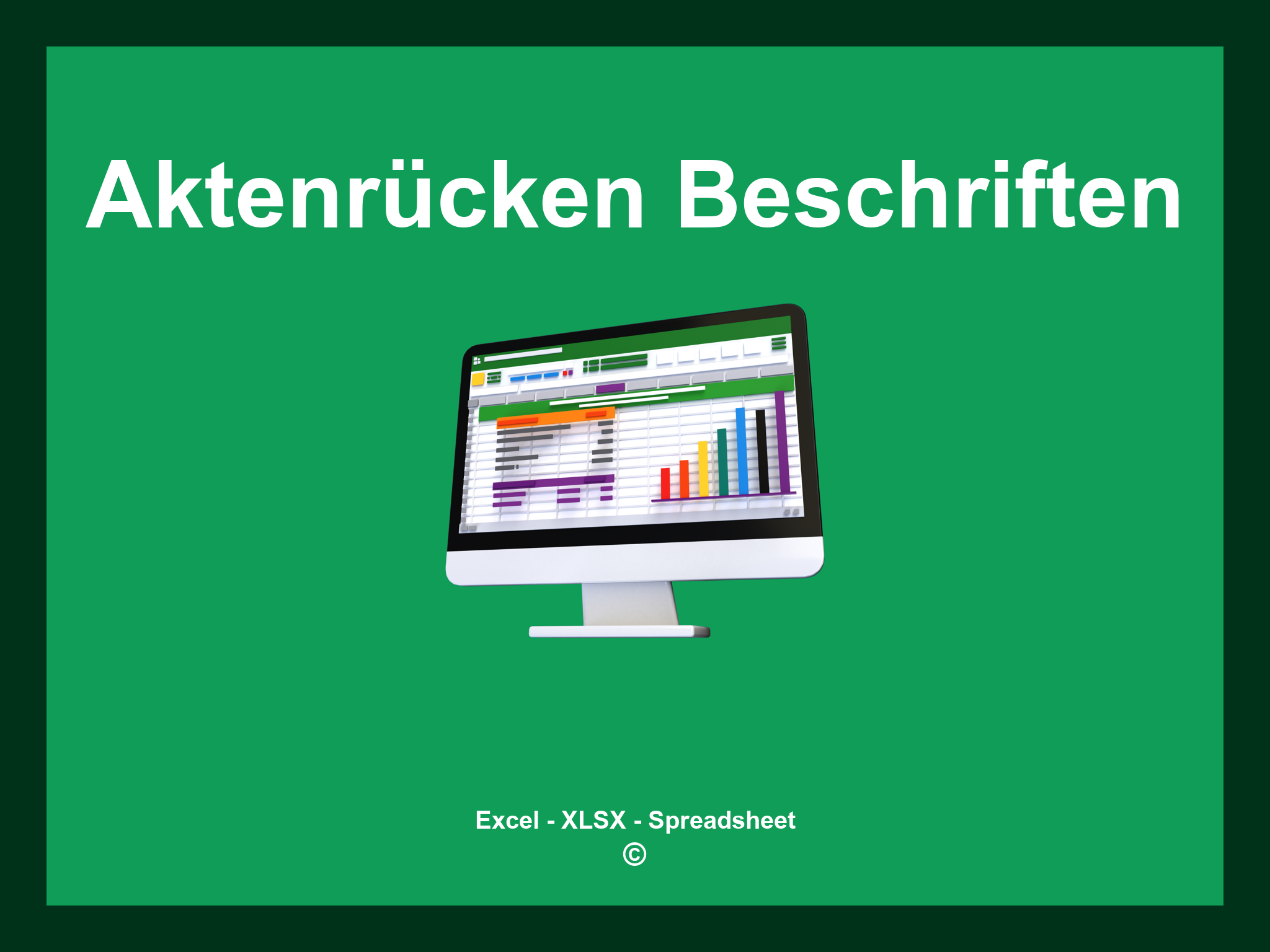 Aktenrücken Beschriften Excel