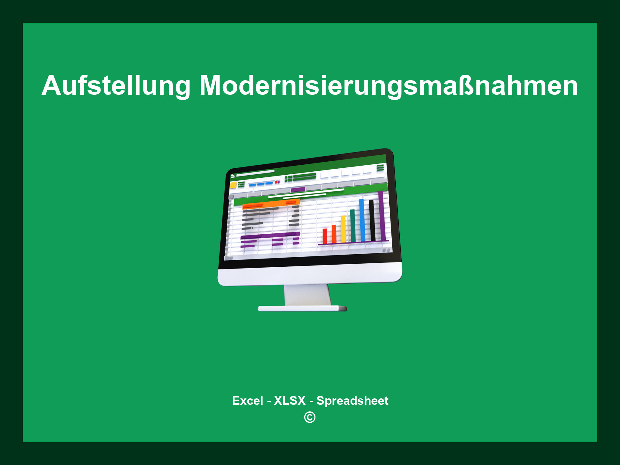 Aufstellung Modernisierungsmaßnahmen Vorlage