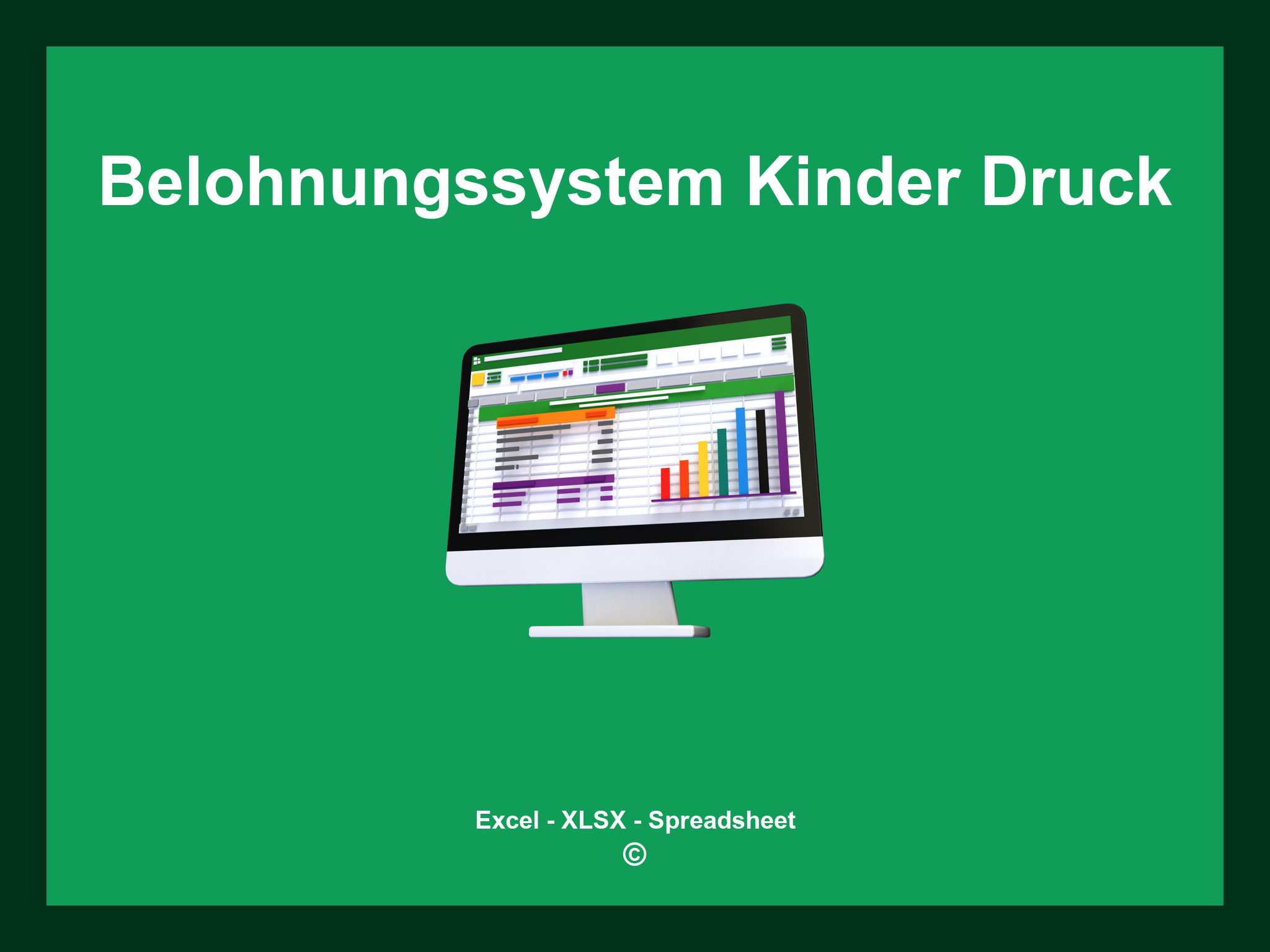 Belohnungssystem Kinder Druckvorlage