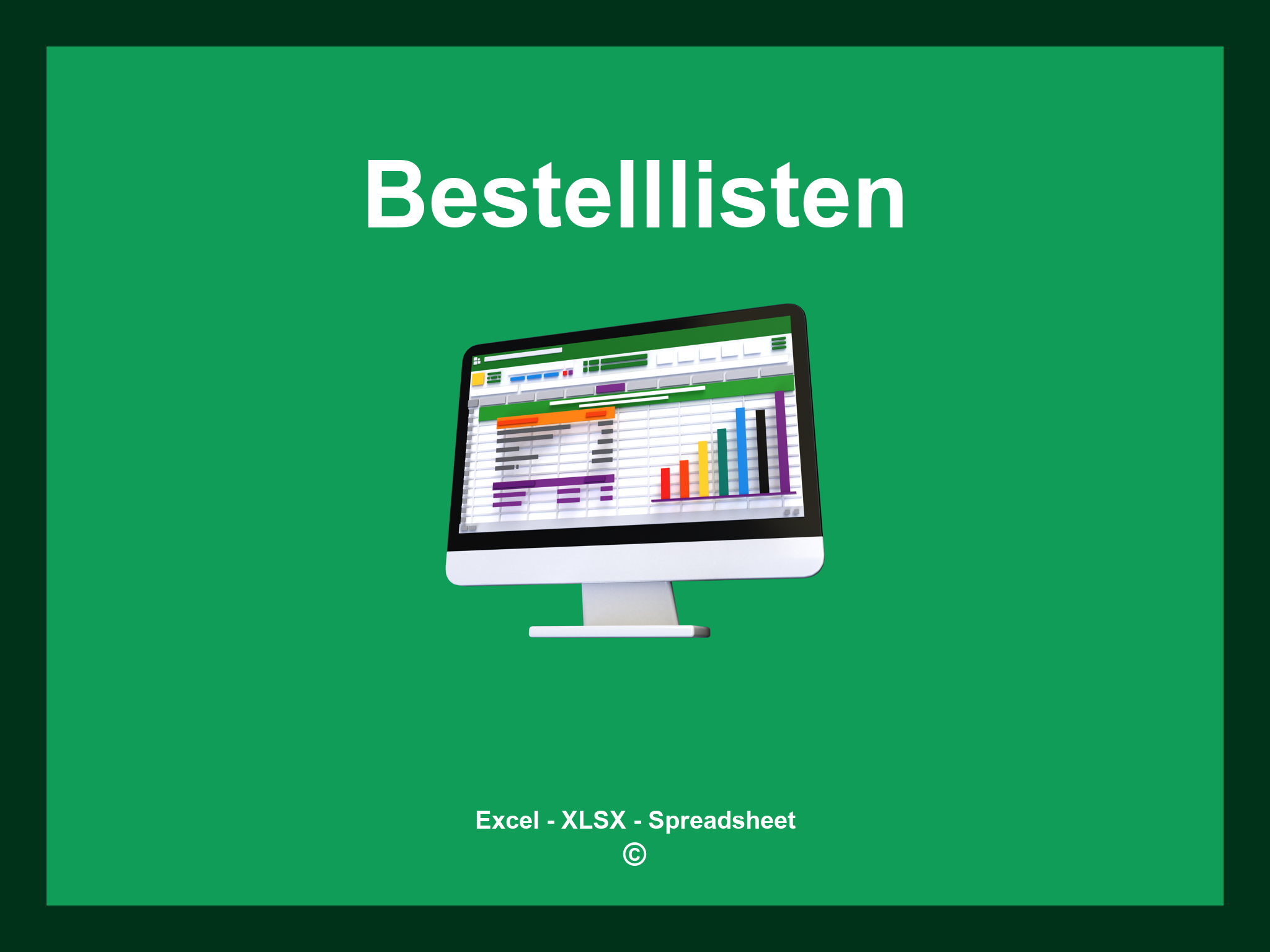 Bestelllisten Vorlage