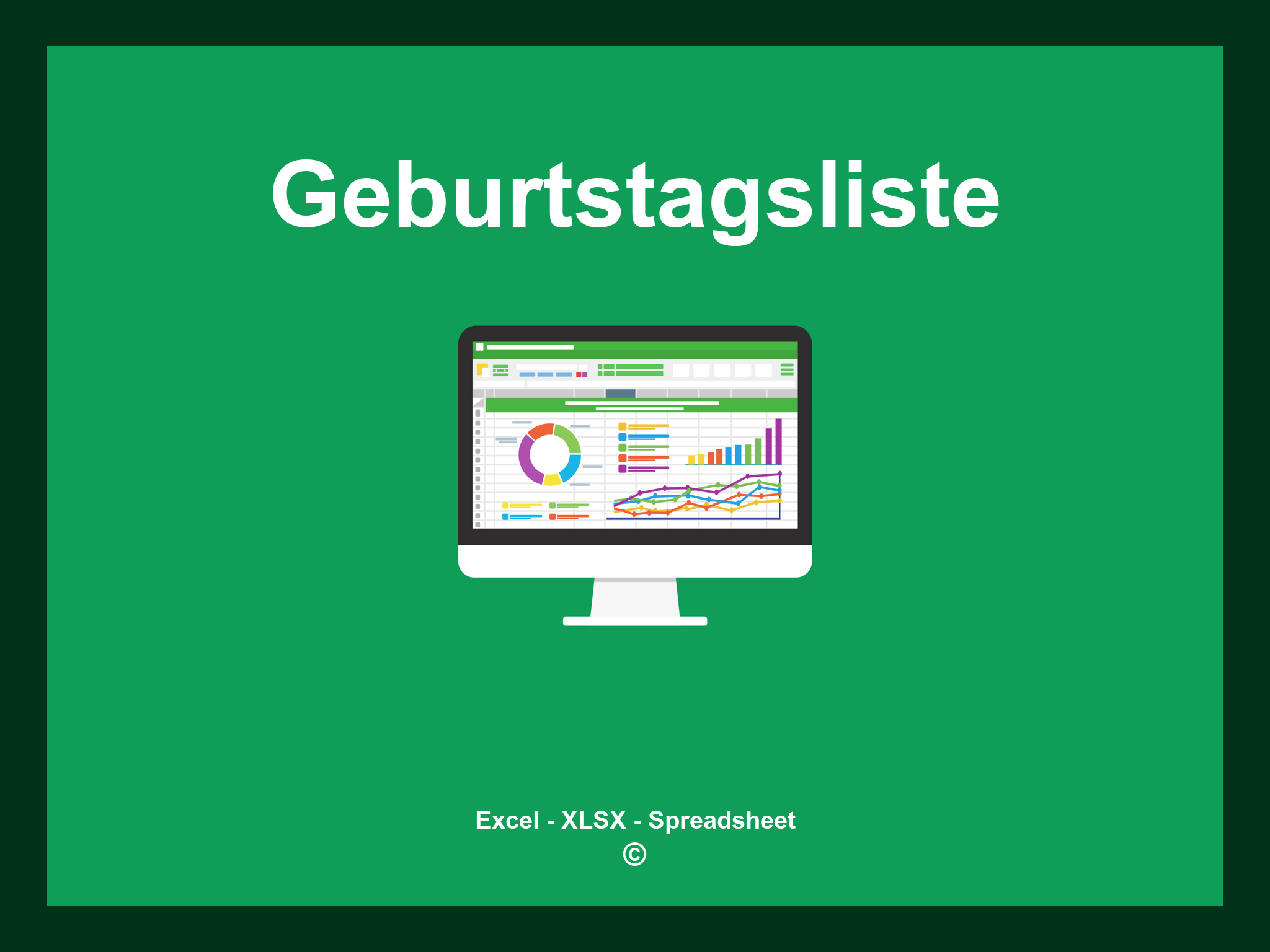 Geburtstagsliste Excel Vorlage