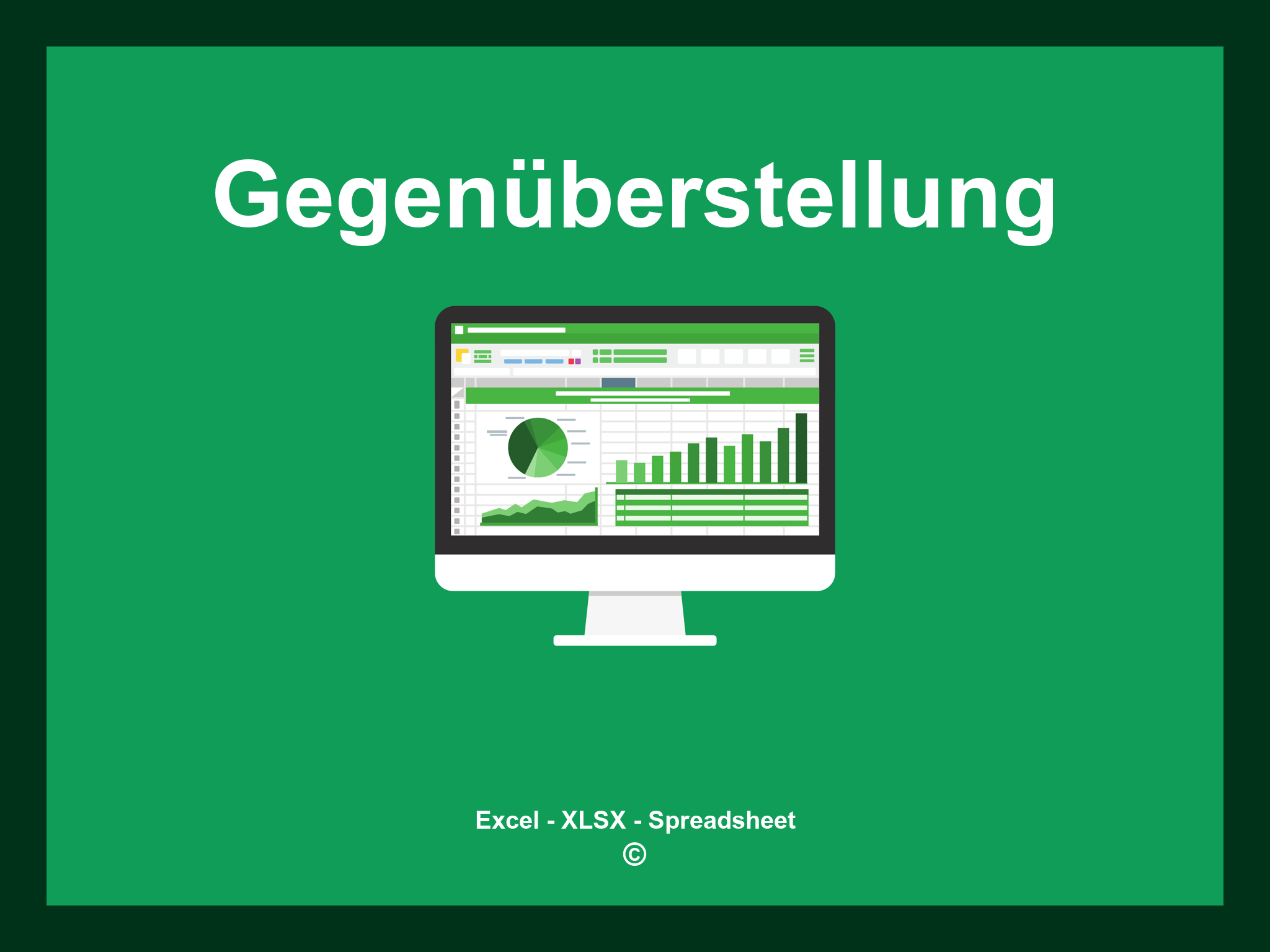 Gegenüberstellung Excel Vorlage