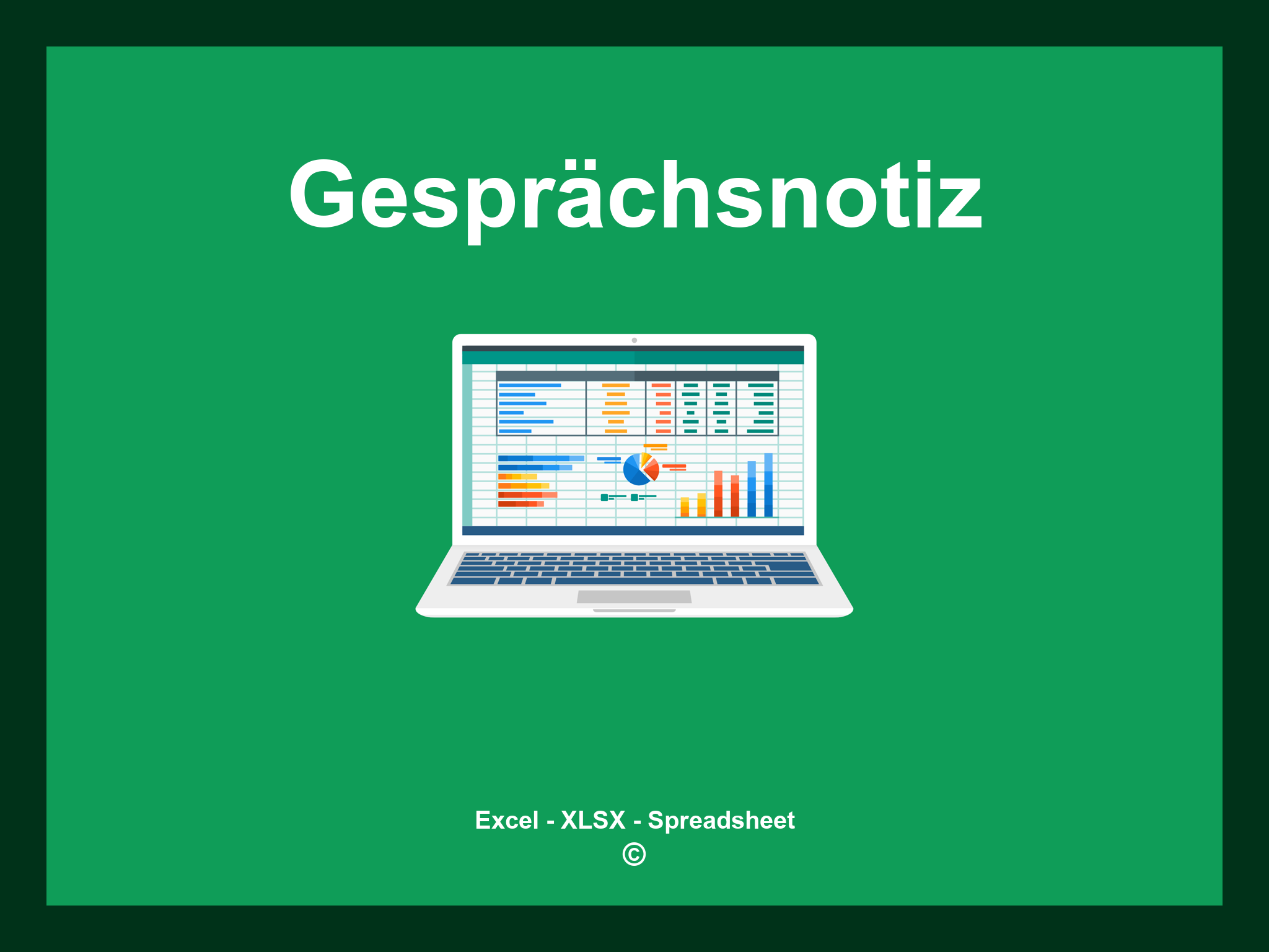 Gesprächsnotiz Vorlage Excel
