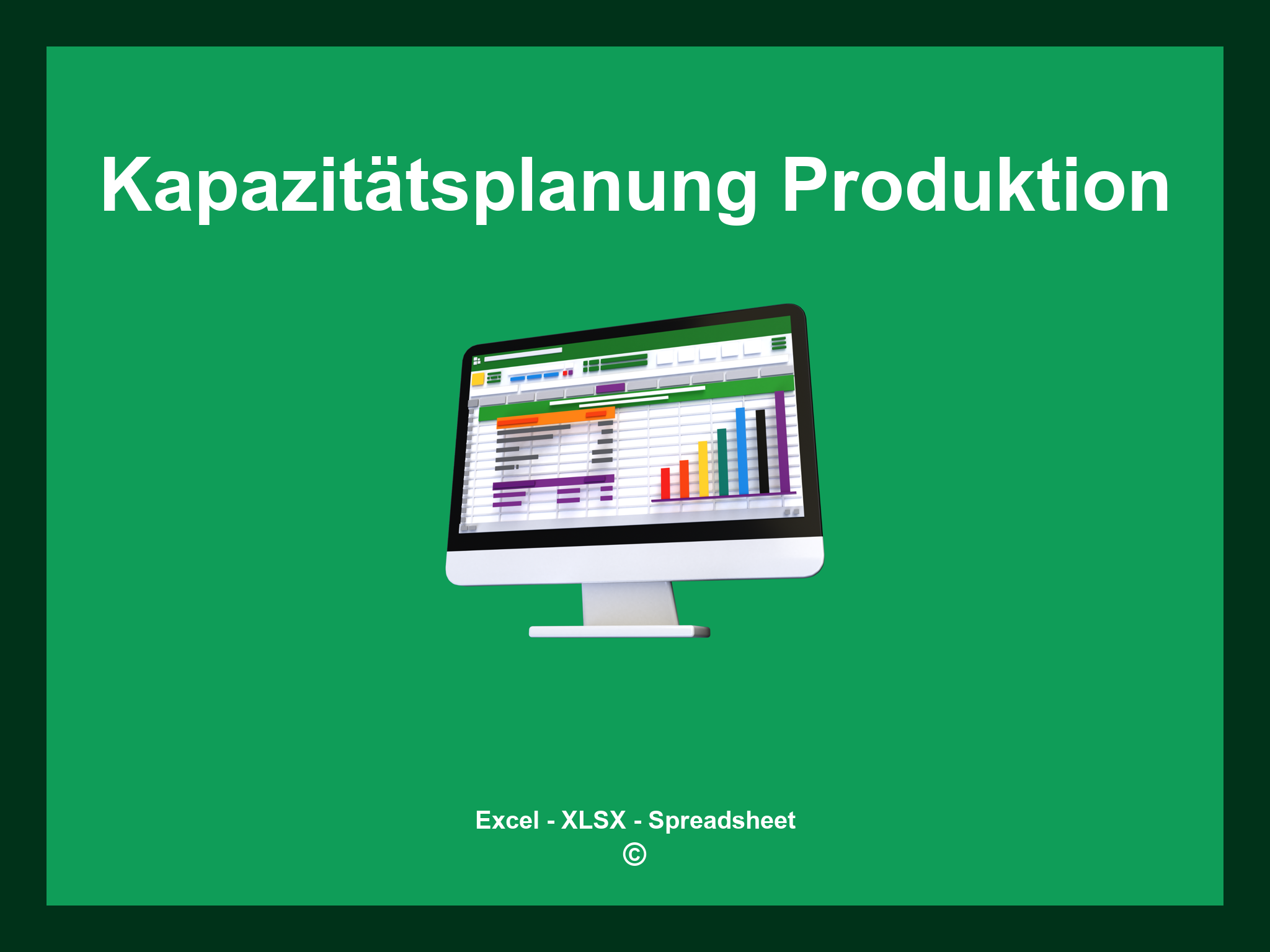 Kapazitätsplanung Produktion Excel