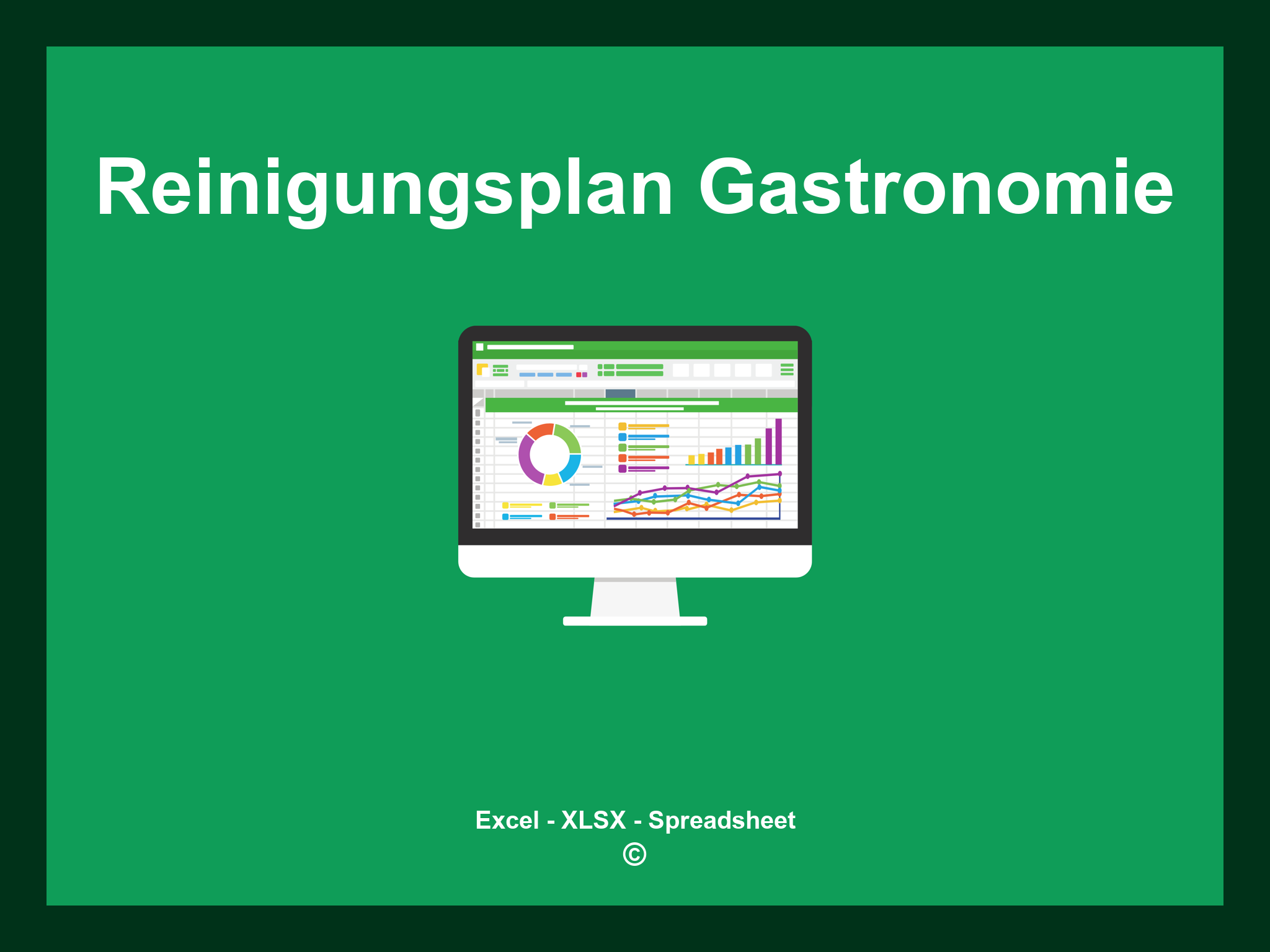 Reinigungsplan Gastronomie Vorlage Excel