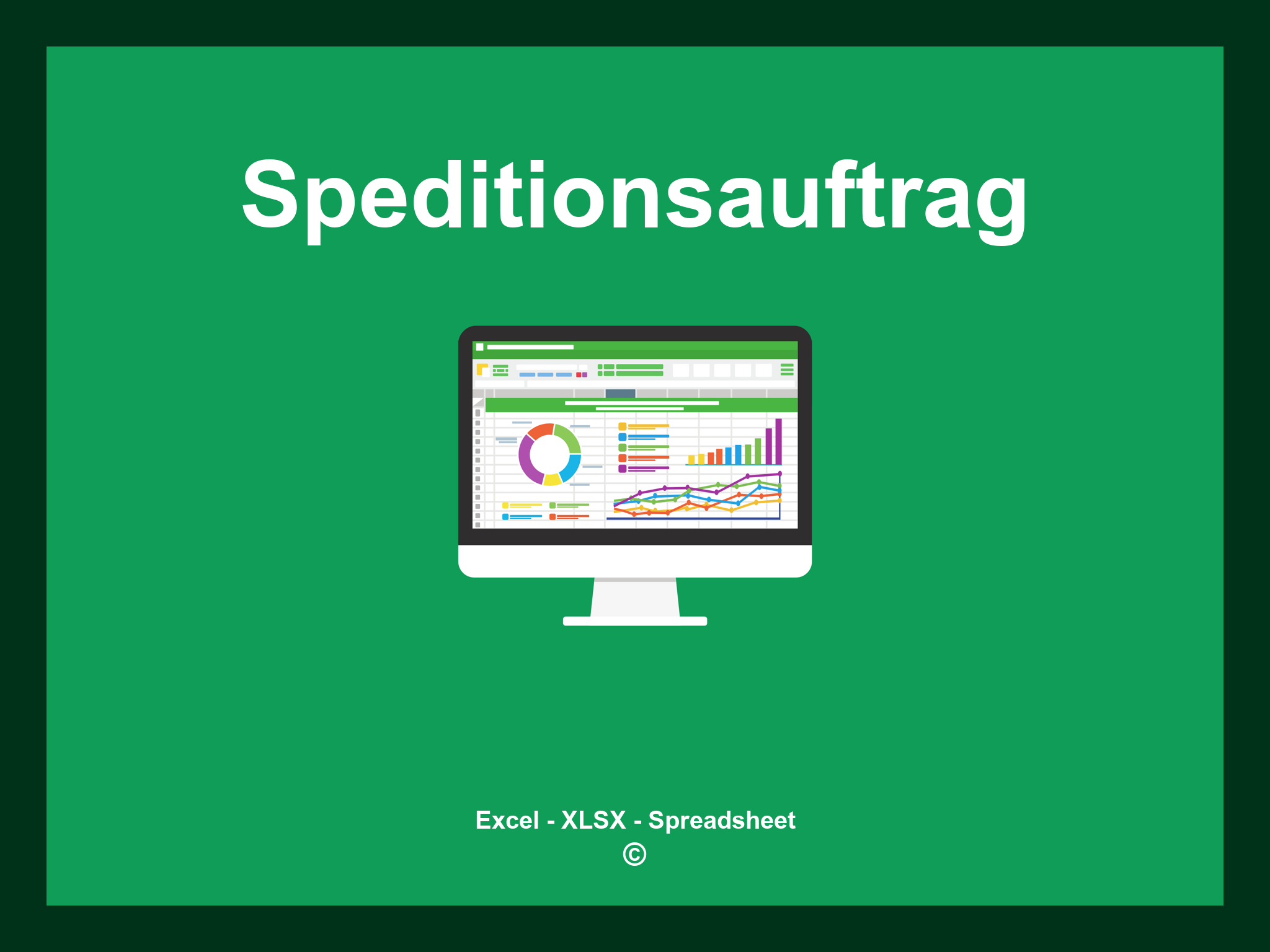 Speditionsauftrag Vorlage Excel
