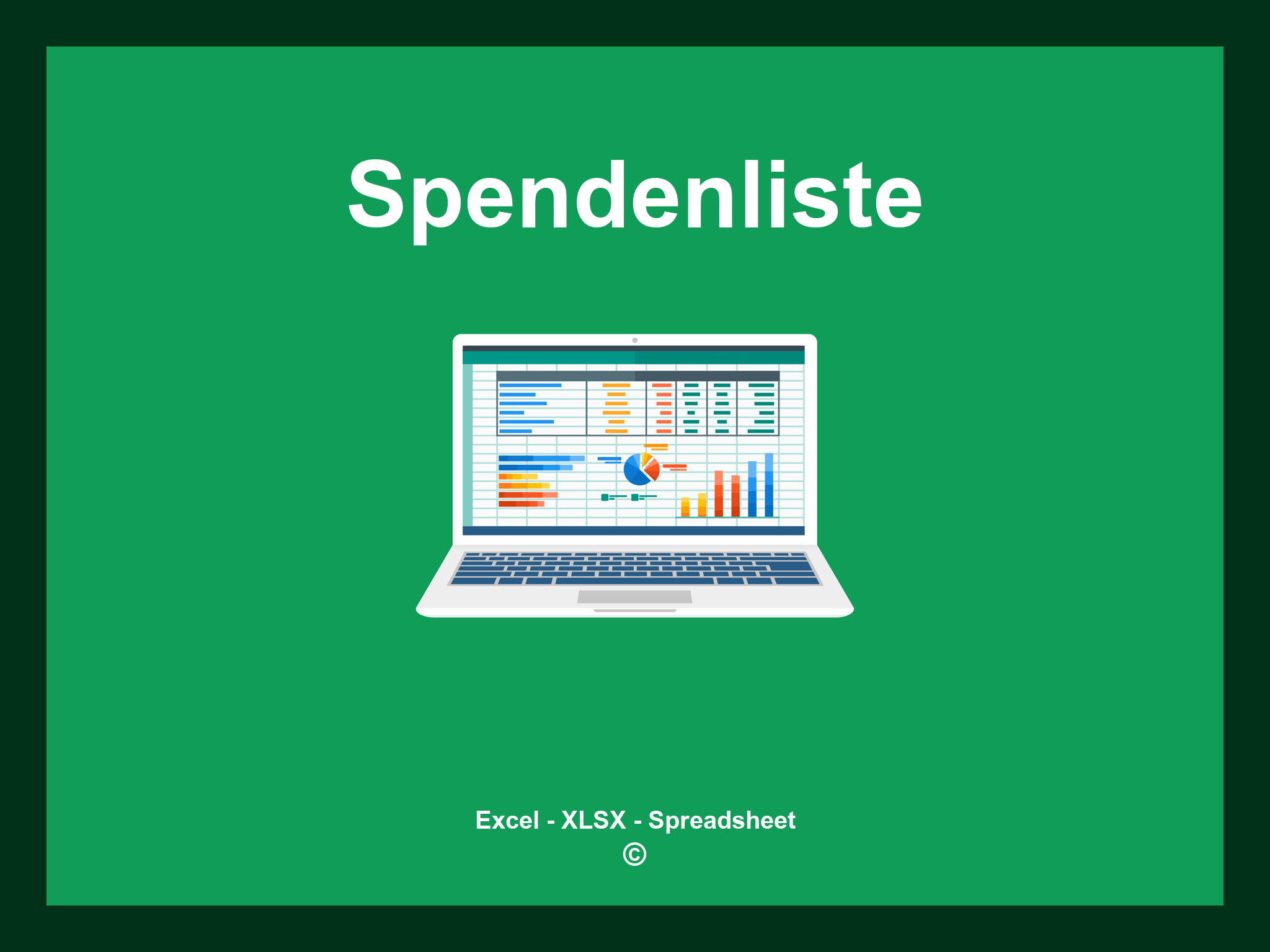 Spendenliste Vorlage