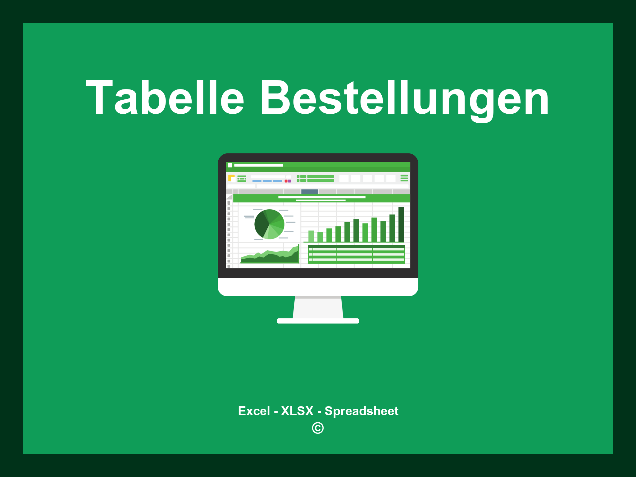 Excel Tabelle Bestellungen