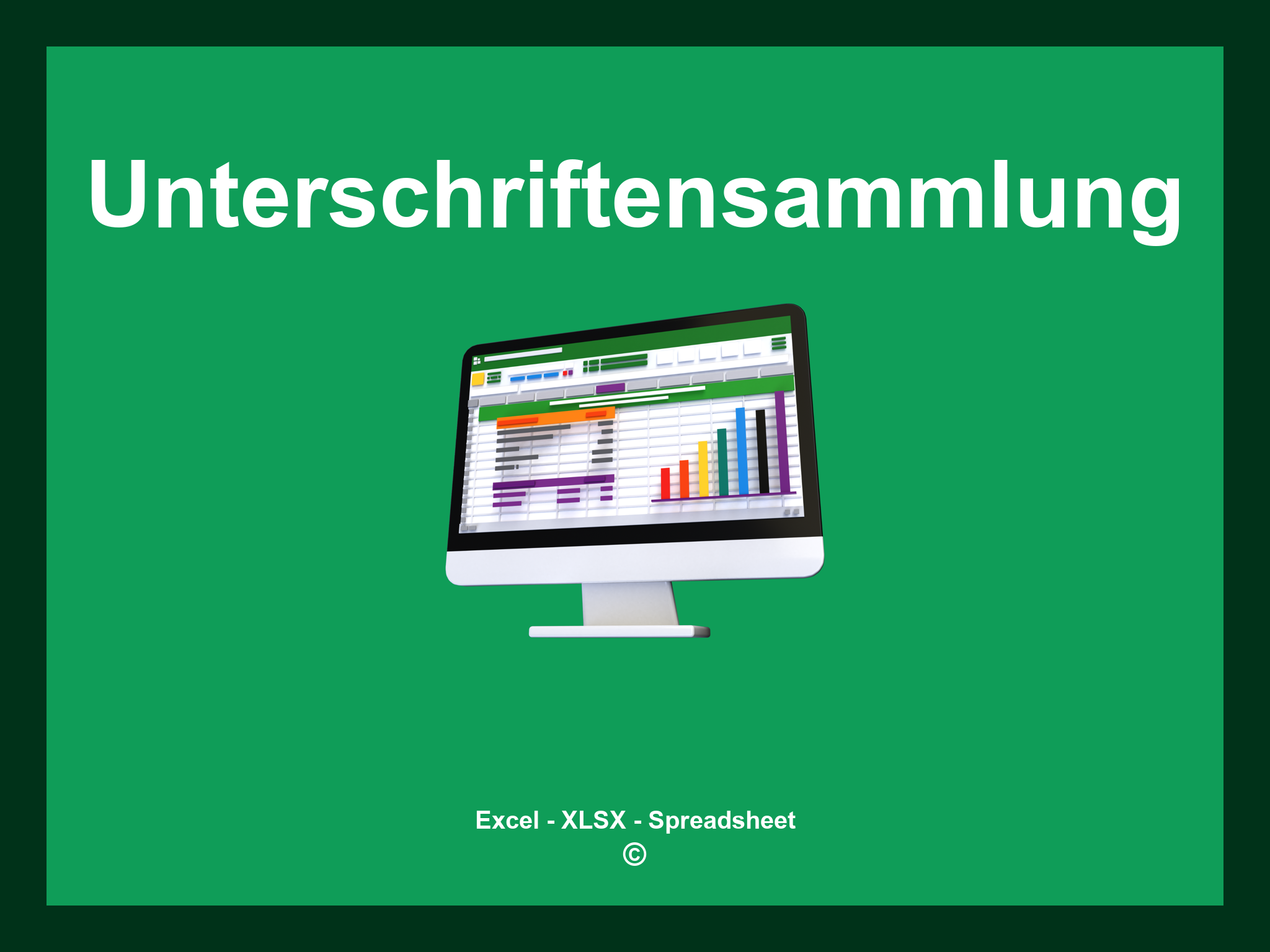 Unterschriftensammlung Vorlage