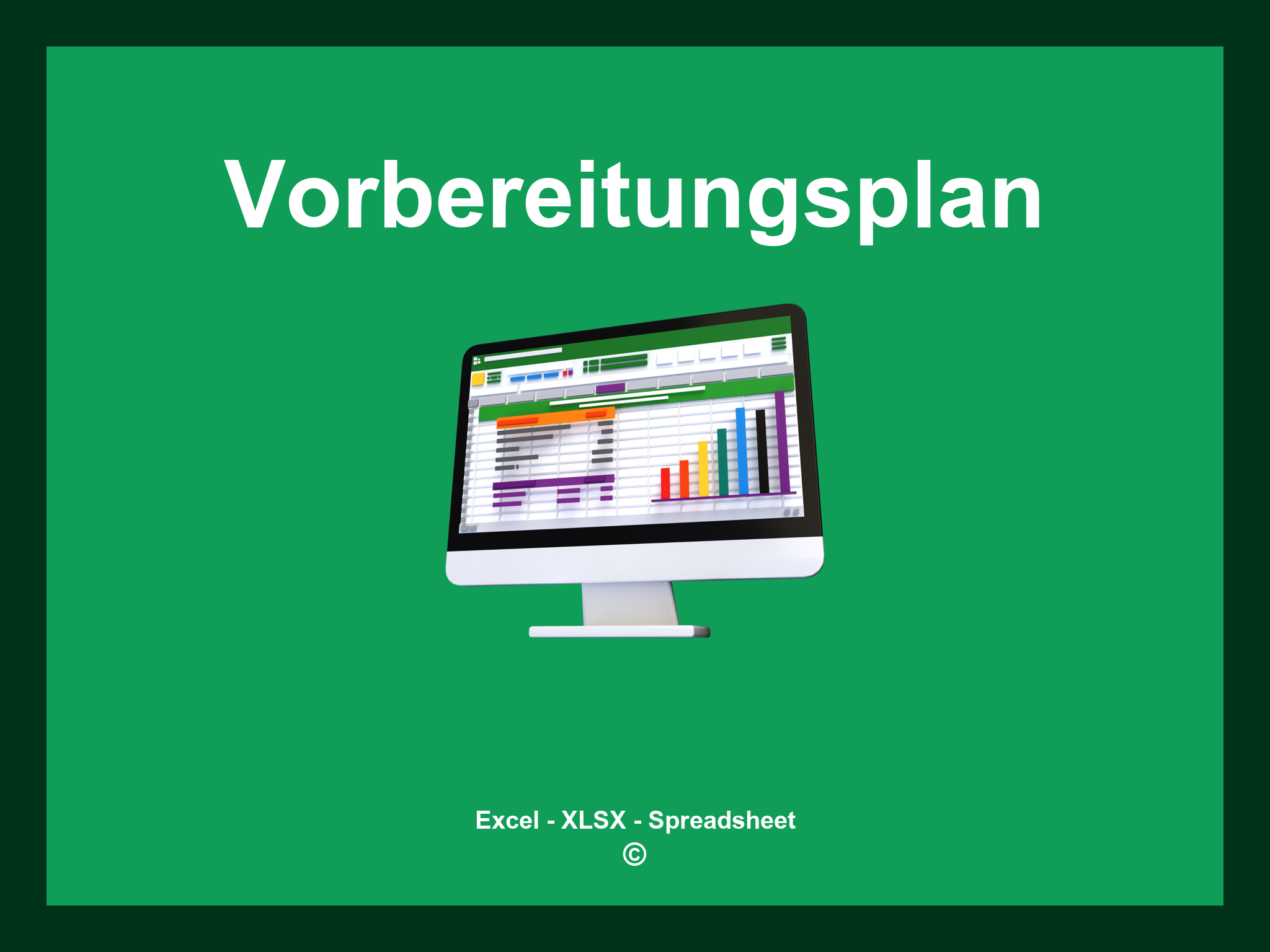 Vorbereitungsplan Vorlage